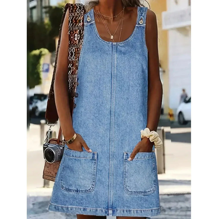 Θεοδώρα ™ | Άνετη φόρεμα denim