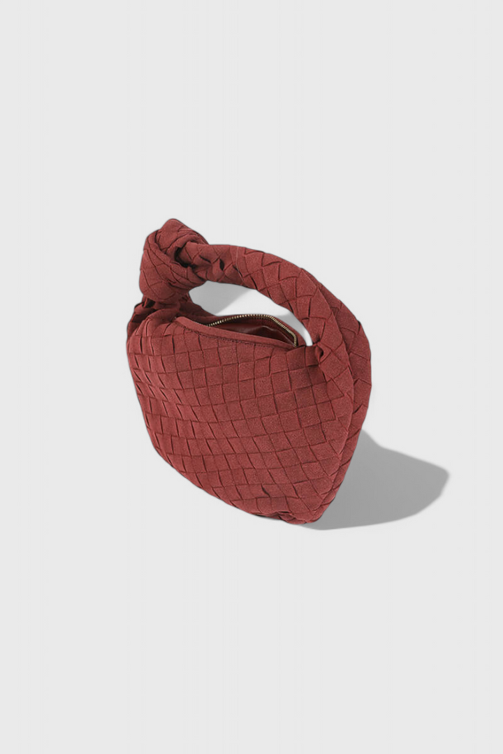 Τσάντα Mini Remi Woven με Λεπτομέρεια Κόμπου